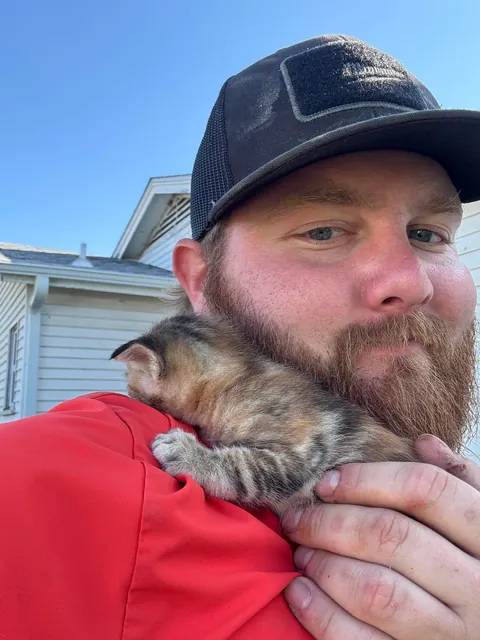 So a barn kitty adopted me