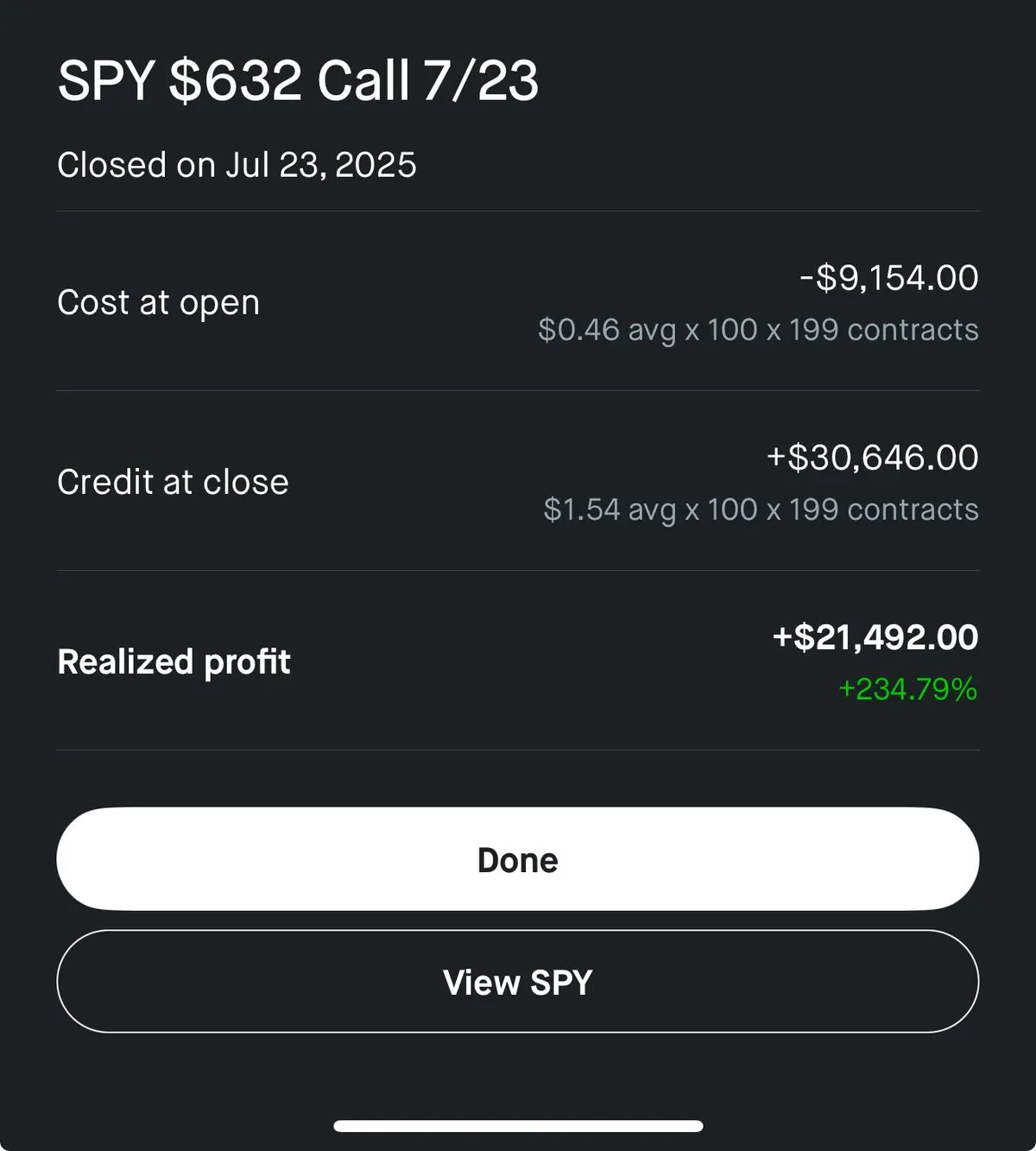 0DTE spy while you dummies are losing money on OPEN