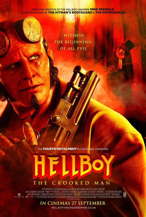 Official Poster for 'Hellboy: The Crooked Man'
