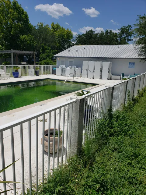 My Apartment's community pool, July 4th