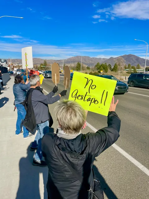 Anti-ICE Protest - Salt Lake City, Utah 12/13/25 [OC]