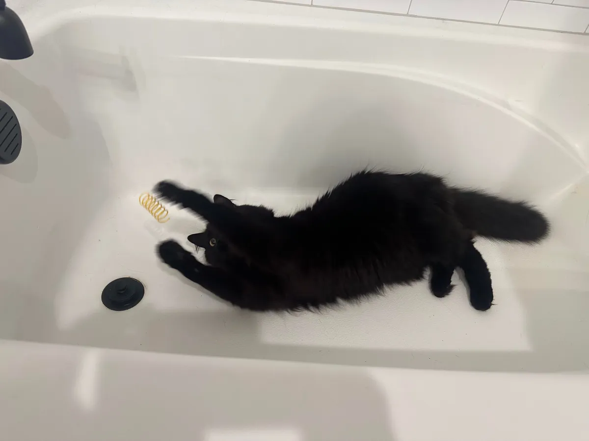 Tub time with my son