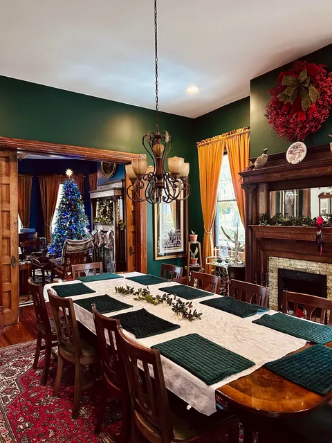 Holiday coziness from our 123 year old home