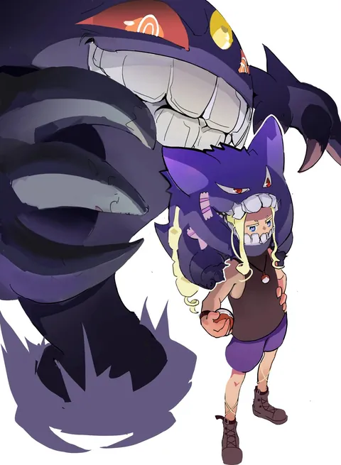 > /ᐠ｡ꞈ｡ᐟ\ — Gengar was actually made to be used like this. [OC]