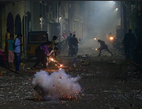 Air quality plummets as Delhi residents flout firecracker ban, India's capital becomes world’s most air polluted city 