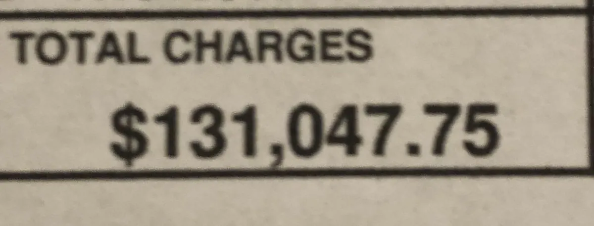 My dad spent a week in a hospital for a heart attack and this is what we owe