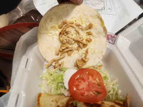 $15 for this chicken quesadilla from the voted "BEST MEXICAN FOOD IN TOWN" several years running.