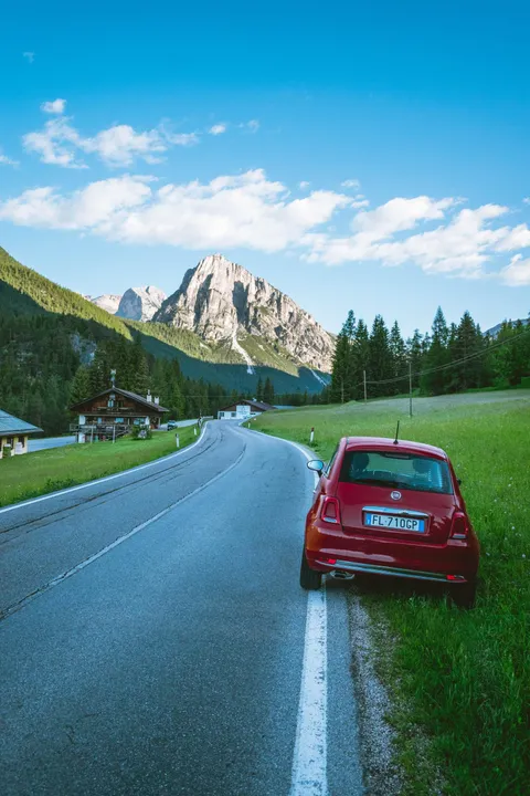Exploring the Italian Alps in my Fiat 500