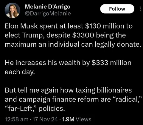 The United Oligarchy of America.