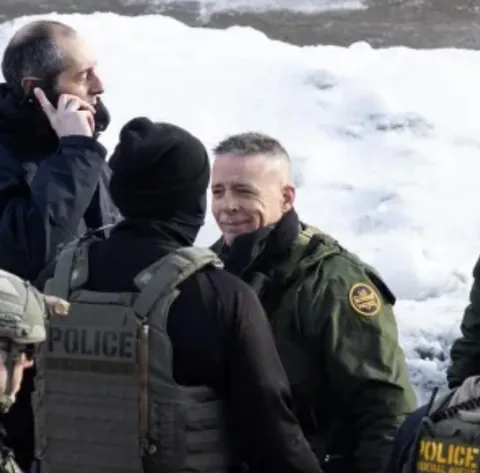 The face of Border Chief Gregory Bovino moments after ICE murders civilian.