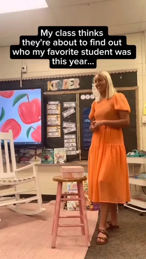 She picked her favorite student