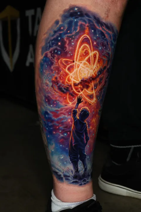 Child of the Atom by Javier Antunez (me) of Tattooed Theory, Mooresville NC 28117