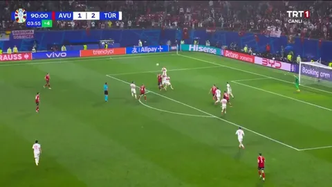 Mert's last minute save with Turkish commentary 