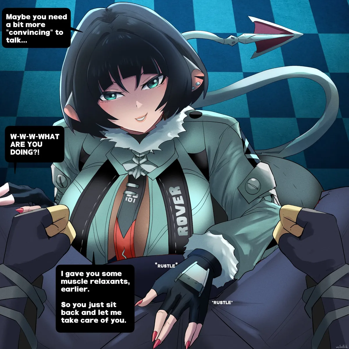 Hooked up to collars that blow their head off