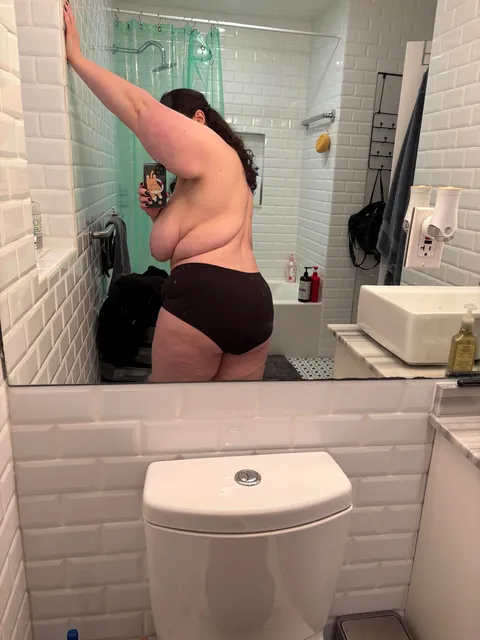 getting dressed for work (but i posted the pics in reverse so that you can undress me)