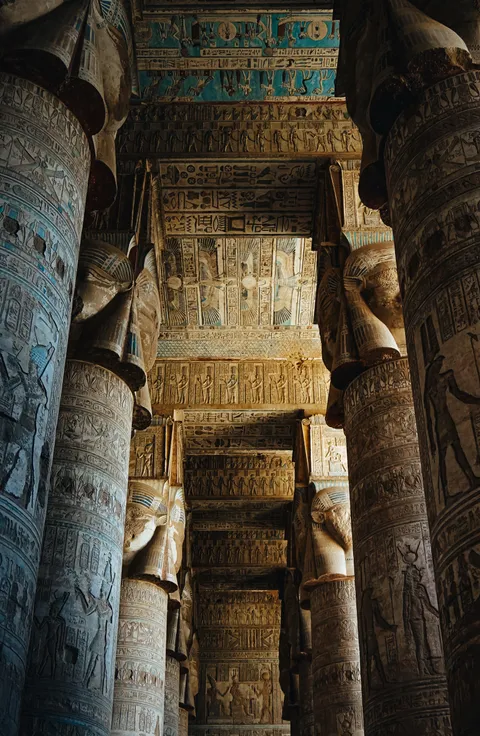 ITAP of the Temple of Hathor, Dendera, Egypt