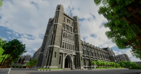 I Spent 700 Hours Building My University Campus in Minecraft