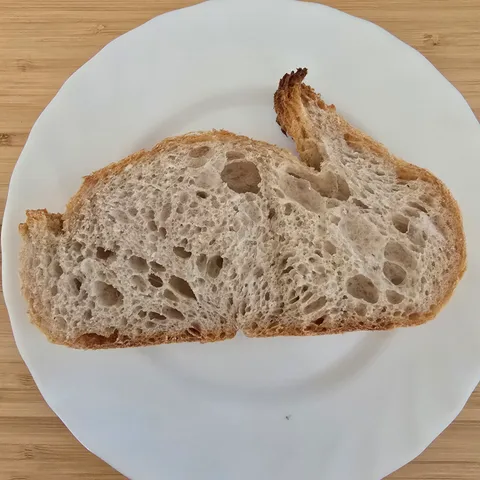 My slice of bread looks exactly like a rabbit