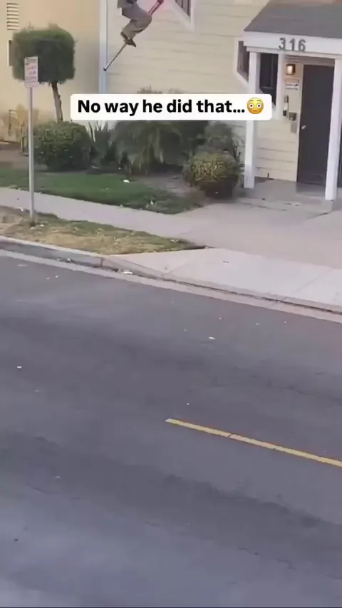 Extreme stunts w/ pogo stick