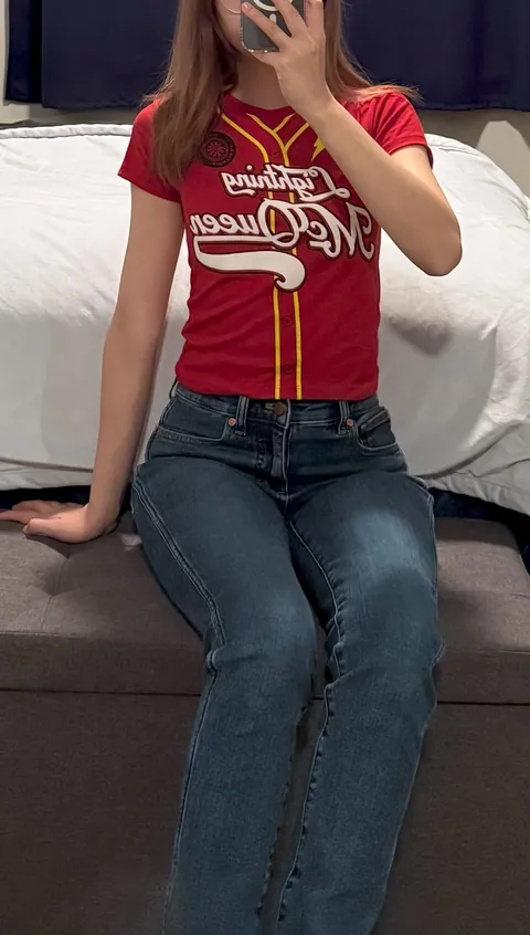 If u win the strip race u get to fuck me.. kachow!