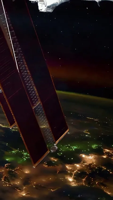 Earth’s Night Glow Captured from Orbit