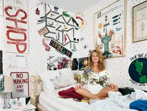 Teenagers in their rooms, 1980s–90s.