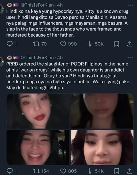 An 18 year old kid is facing possible life imprisonment for selling marijuana in Davao City, meanwhile Rodrigo Duterte’s own daughter Kitty gets to wake and bake all she wants and get away with it