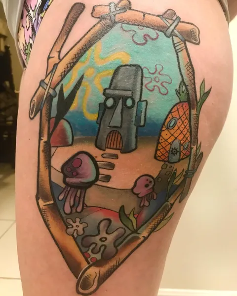 Bikini Bottom - Jake Steele, Hidden Los Angeles Tattoo