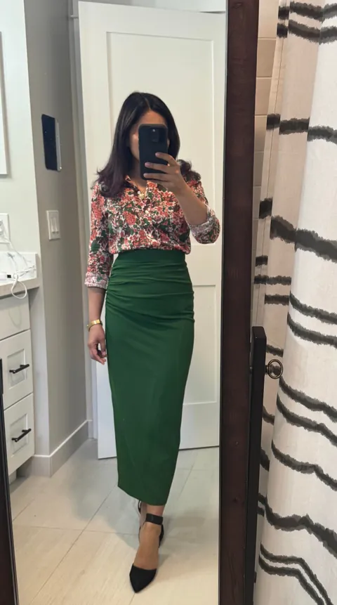 Wednesday’s work outfit. Happy hours later