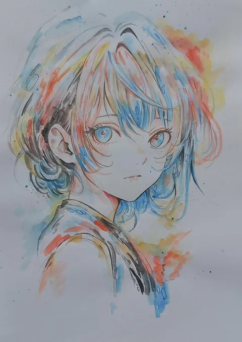 Portrait, Jordan Summers, Watercolour, 2025