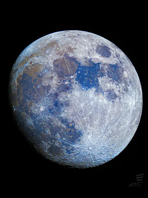 Last Night’s Moon Through my Telescope.