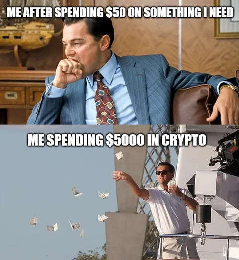Spending $50 On Something You Need VS Spending $5000 In Crypto