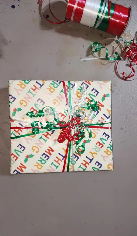 If you cut your wrapping paper to small, Try turning the gift 45 degrees!