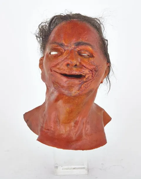 Some props for the demons, including some unused ones, in the movie Jacob’s Ladder (1990)