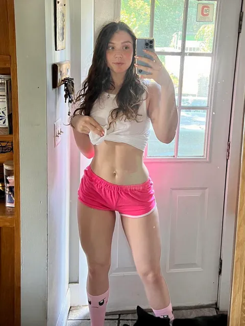 Pink shorts