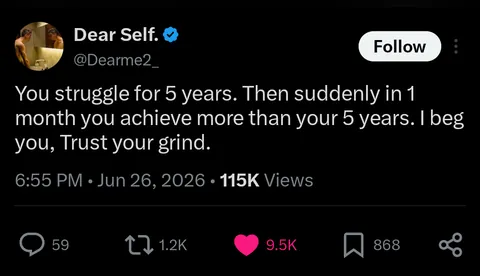 Trust it. [Image]