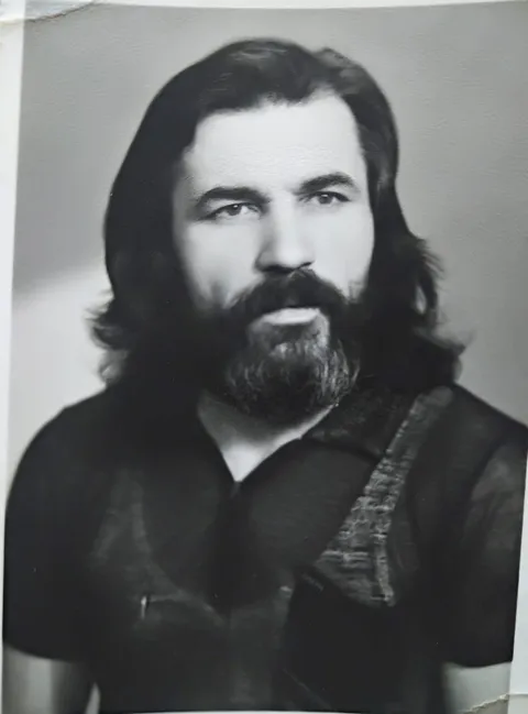 My grandpa in the 1980s. He had just returned from a trip overseas as a sailor on a fishing boat