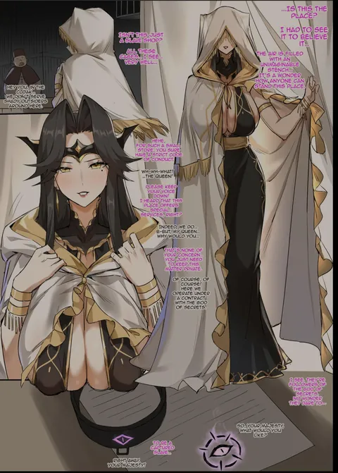 Submission to otherworldly creatures