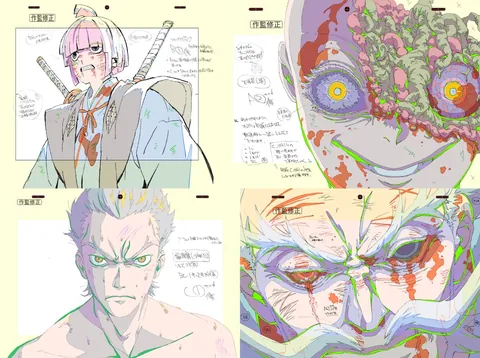"Animation Directors" don't get the respect they deserve. Each one of these drawings contains soo much details, they could very well be on the level of some of the most detailed manga panels.