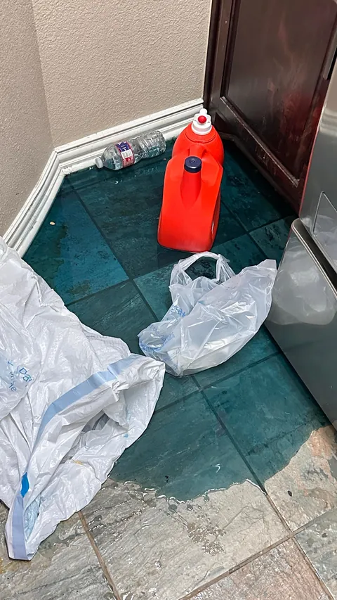 about a whole gallon wasted