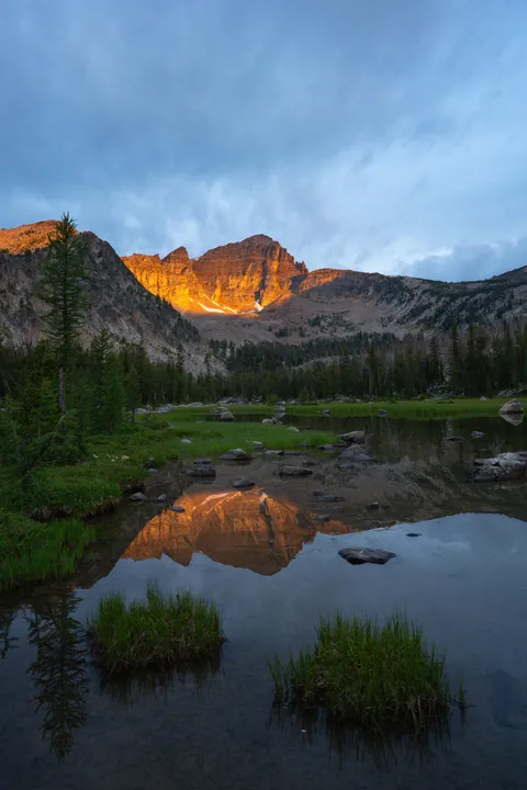 Sunrise on the Continental Divide, Montana [OC] [1749x2623]