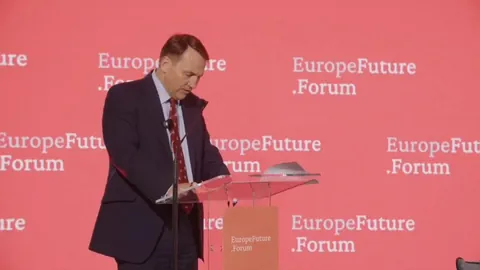 Polish FM Sikorski:"Kremlin’s assets frozen in Europe are never going back to Russia. They can be used in the future as war reparations or to help Ukraine rebuild, or they can be used now to help prevent further destruction and make future reconstruction cheaper.