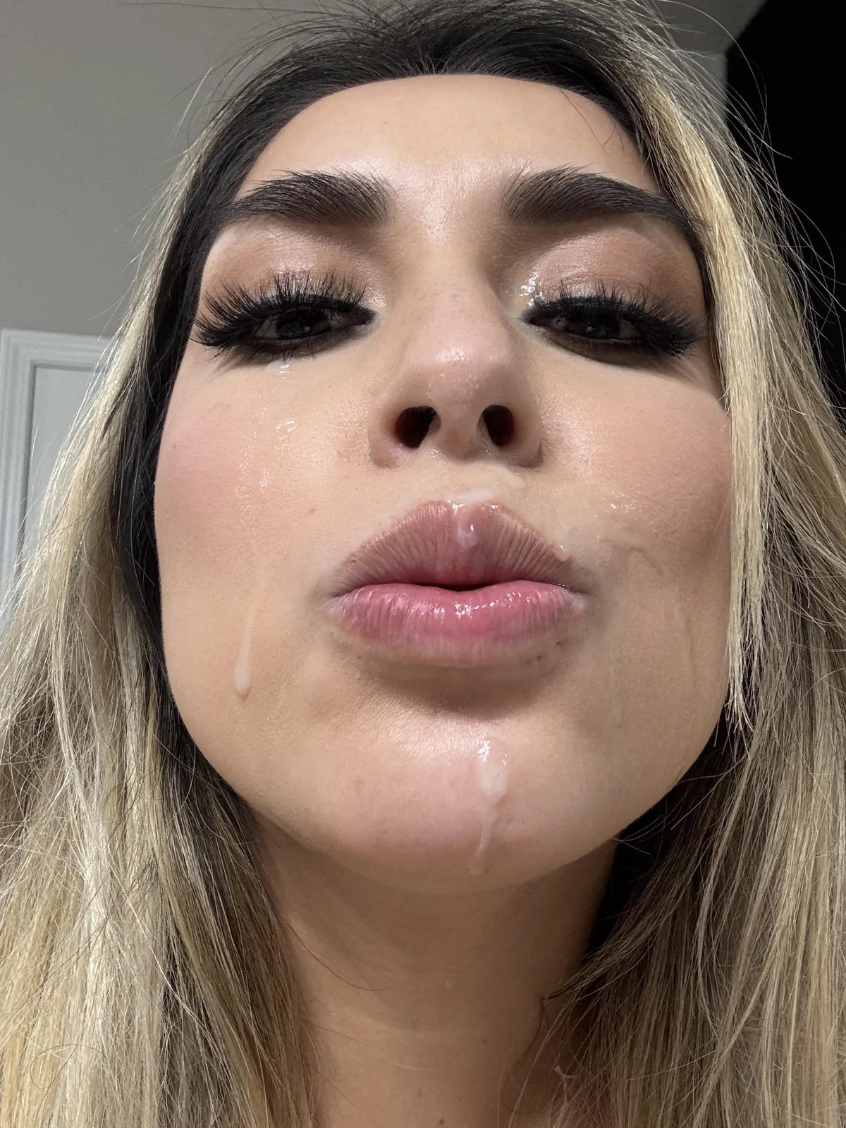 Will you still give me a kiss after I get cummed on