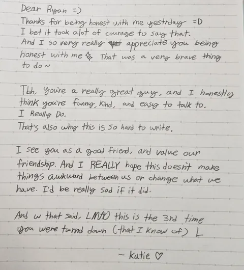 So I asked out my crush...