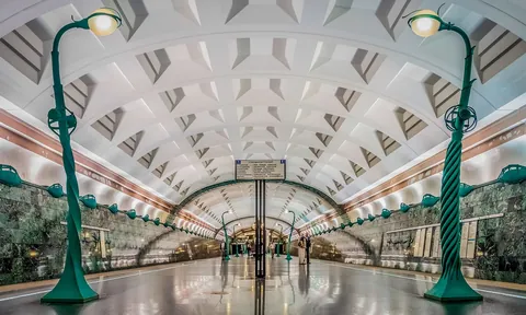 Architecture of some Moscow metro stations