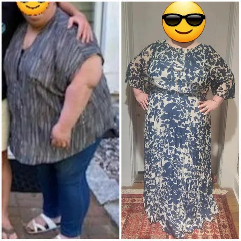 I am down exactly 100 pounds today.