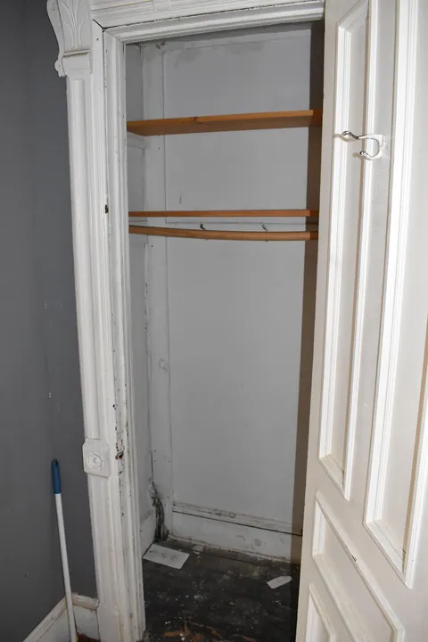 It took a year, but the living room, office, bedroom, and bathroom are all done.