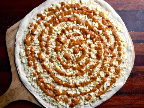 [Homemade] meatball pizza