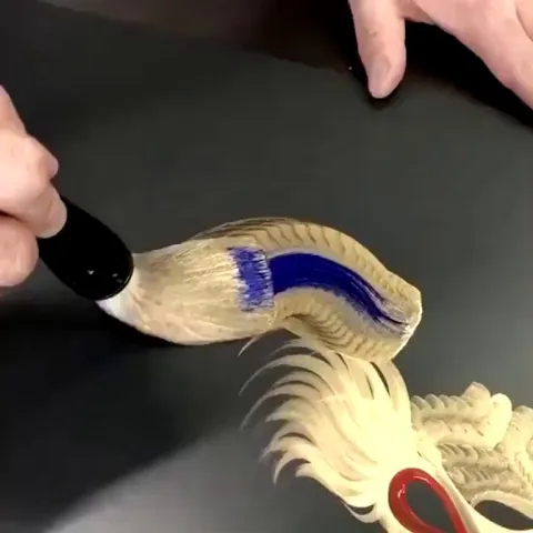 One stroke painting by Keisuke Teshima