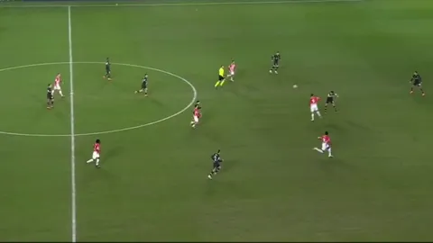 PSV's youth players having some fun against Liverpool